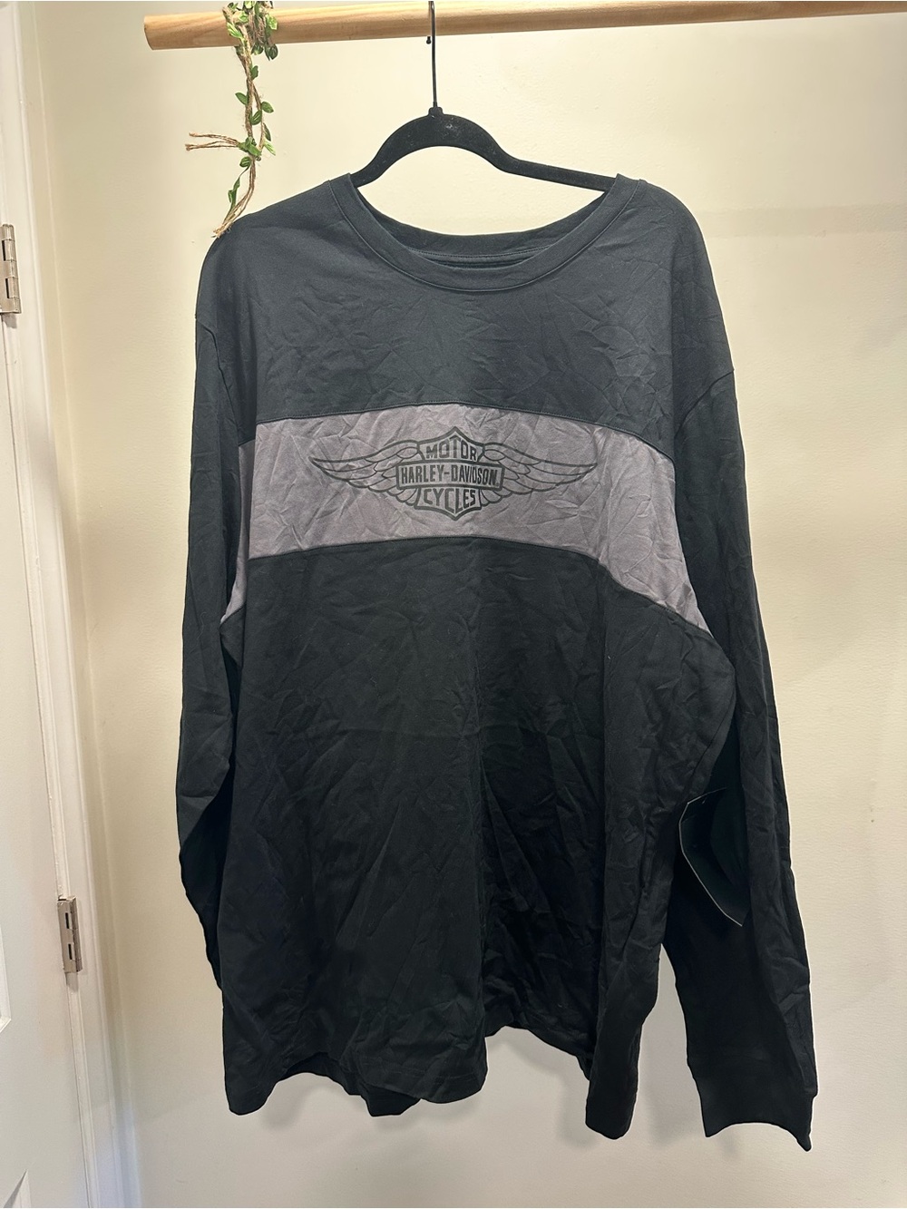 Men’s / Unisex 3XL | Harley Davidson Colorblock Long Sleeve Tee